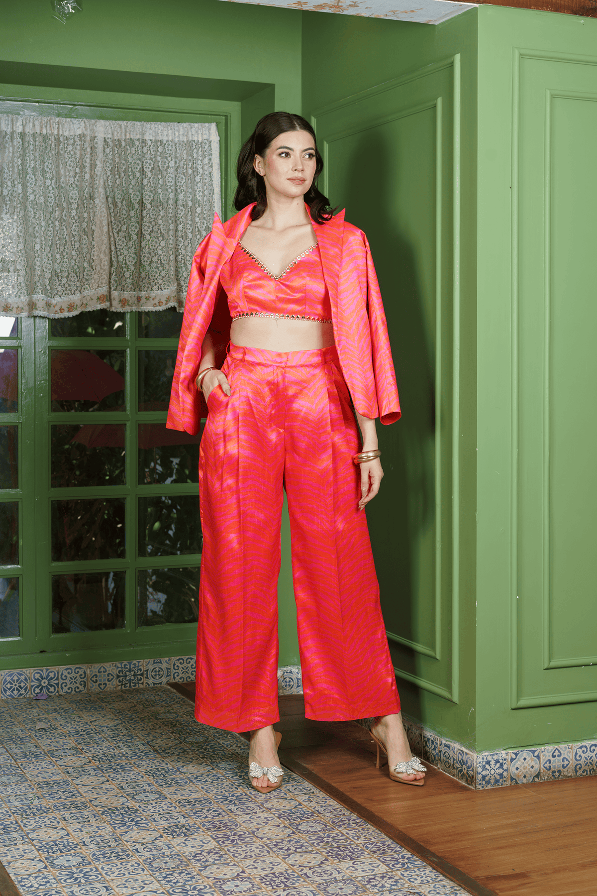 Blush Fierce Co-ord set Suit