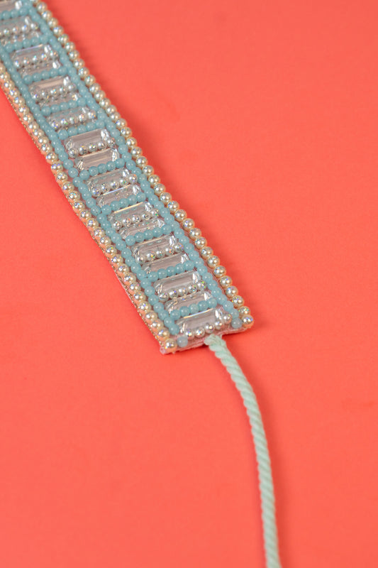Kundan beaded handcrafted choker