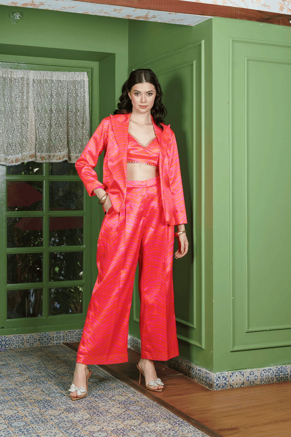 Blush Fierce Co-ord set Suit