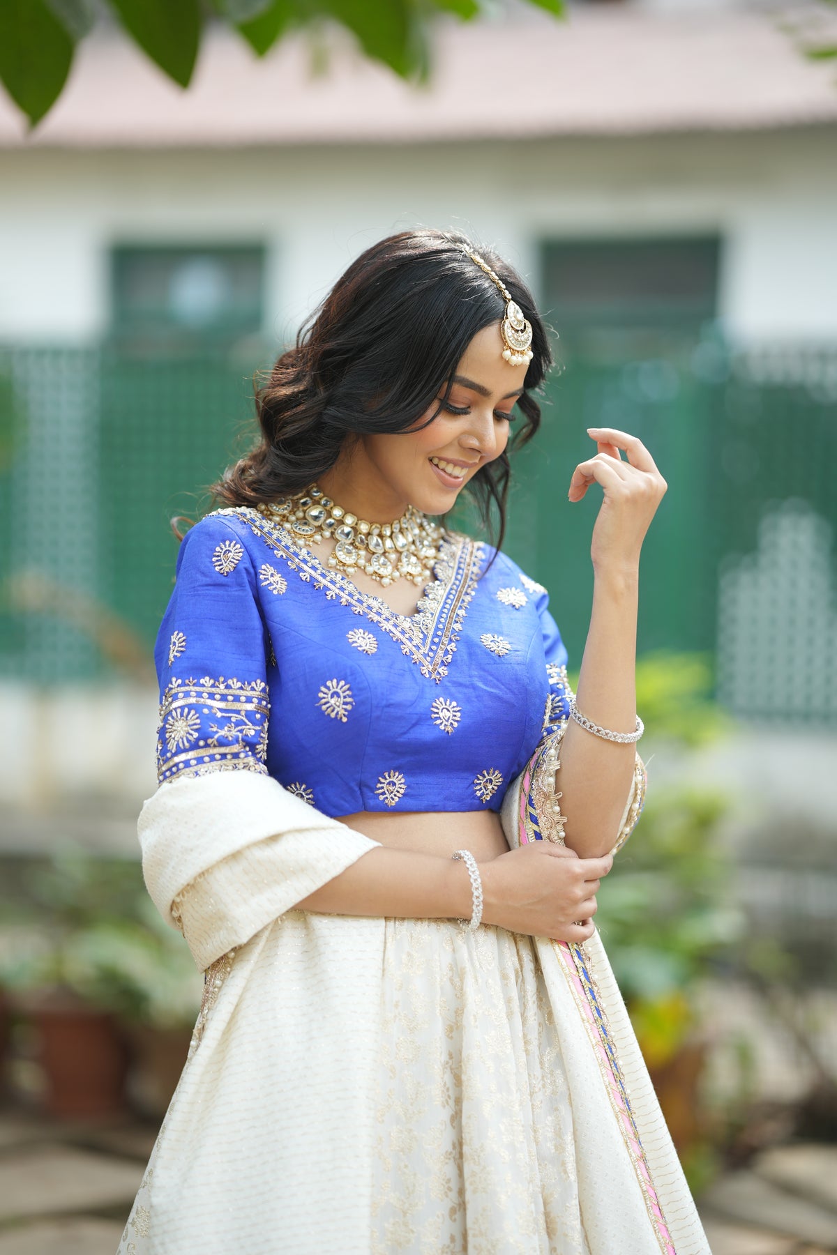 Banarasi Brocade Lehenga with Flared Grandeur