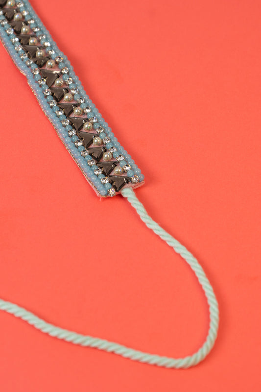 Kundan beaded boho choker.