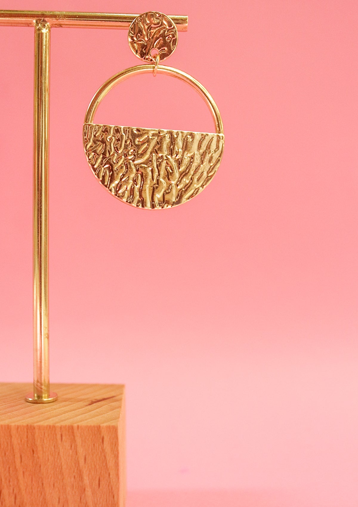Hallow coin earrings