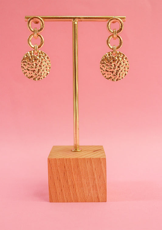 Multi-circle dangle earrings
